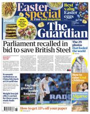 The Guardian front page for 12 April 2025