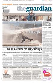 The Guardian (UK) Newspaper Front Page for 12 June 2013