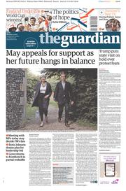 The Guardian (UK) Newspaper Front Page for 12 June 2017