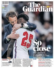 The Guardian (UK) Newspaper Front Page for 12 July 2021