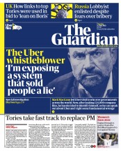 The Guardian (UK) Newspaper Front Page for 12 July 2022