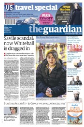 The Guardian Newspaper Front Page (UK) for 13 October 2012