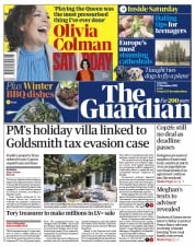 The Guardian (UK) Newspaper Front Page for 13 November 2021