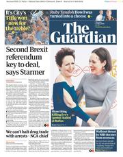 The Guardian (UK) Newspaper Front Page for 13 May 2019