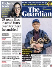 The Guardian (UK) Newspaper Front Page for 13 May 2022