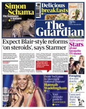 The Guardian (UK) Newspaper Front Page for 13 May 2023