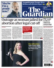 The Guardian (UK) Newspaper Front Page for 13 June 2023