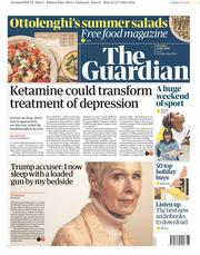 The Guardian (UK) Newspaper Front Page for 13 July 2019