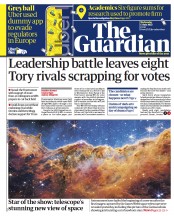 The Guardian (UK) Newspaper Front Page for 13 July 2022