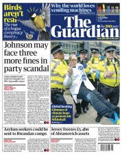The Guardian (UK) Newspaper Front Page for 14 April 2022