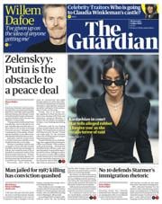 The Guardian front page for 14 May 2025