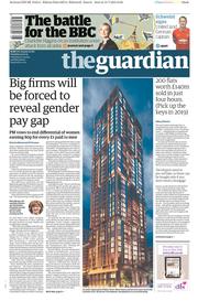 The Guardian (UK) Newspaper Front Page for 14 July 2015