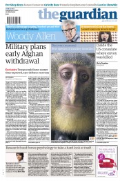 The Guardian (UK) Newspaper Front Page for 14 September 2012