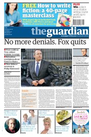 The Guardian (UK) Newspaper Front Page for 15 October 2011