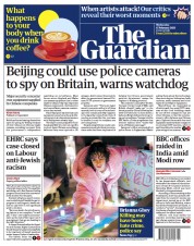 The Guardian (UK) Newspaper Front Page for 15 February 2023