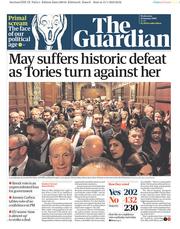 The Guardian (UK) Newspaper Front Page for 16 January 2019