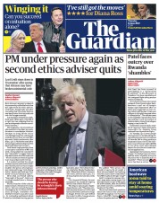 The Guardian front page for 16 June 2022