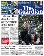 The Guardian (UK) Newspaper Front Page for 16 July 2020