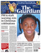 The Guardian (UK) Newspaper Front Page for 17 December 2020