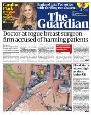 The Guardian (UK) Newspaper Front Page for 17 February 2020