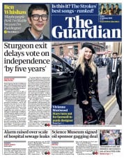 The Guardian (UK) Newspaper Front Page for 17 February 2023