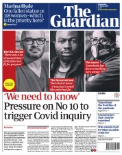 The Guardian (UK) Newspaper Front Page for 17 March 2021