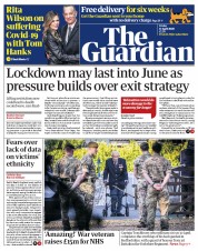 The Guardian (UK) Newspaper Front Page for 17 April 2020