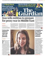 The Guardian (UK) Newspaper Front Page for 17 May 2019