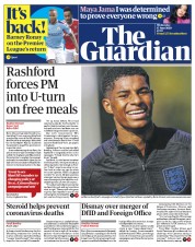 The Guardian (UK) Newspaper Front Page for 17 June 2020