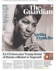 The Guardian (UK) Newspaper Front Page for 17 August 2018