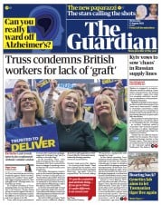 The Guardian (UK) Newspaper Front Page for 17 August 2022