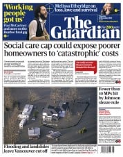 The Guardian (UK) Newspaper Front Page for 18 November 2021