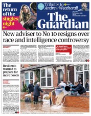 The Guardian (UK) Newspaper Front Page for 18 February 2020