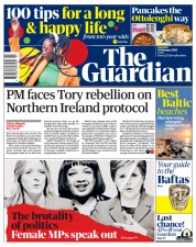 The Guardian (UK) Newspaper Front Page for 18 February 2023