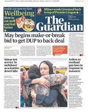 The Guardian (UK) Newspaper Front Page for 18 March 2019