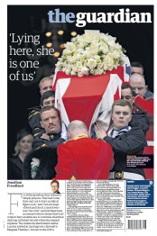 The Guardian (UK) Newspaper Front Page for 18 April 2013