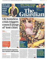 The Guardian (UK) Newspaper Front Page for 18 June 2019