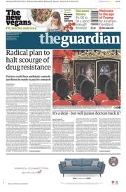 The Guardian (UK) Newspaper Front Page for 19 May 2016