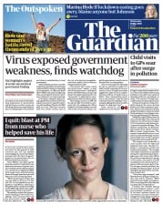 The Guardian (UK) Newspaper Front Page for 19 May 2021