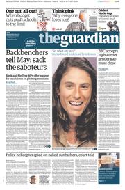 The Guardian (UK) Newspaper Front Page for 19 July 2017