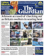 The Guardian (UK) Newspaper Front Page for 19 July 2022