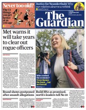 The Guardian front page for 19 September 2023