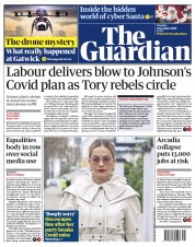 The Guardian (UK) Newspaper Front Page for 1 December 2020