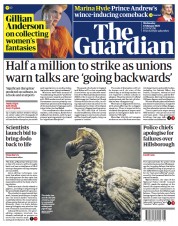 The Guardian (UK) Newspaper Front Page for 1 February 2023