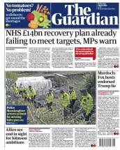 The Guardian (UK) Newspaper Front Page for 1 March 2023