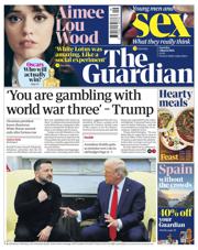 The Guardian front page for 1 March 2025