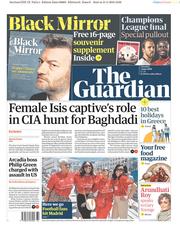 The Guardian (UK) Newspaper Front Page for 1 June 2019