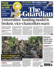The Guardian front page for 1 June 2023