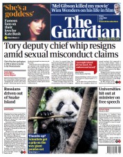 The Guardian front page for 1 July 2022