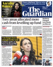 The Guardian (UK) Newspaper Front Page for 20 January 2023